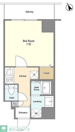 リビオメゾン入谷の物件間取画像